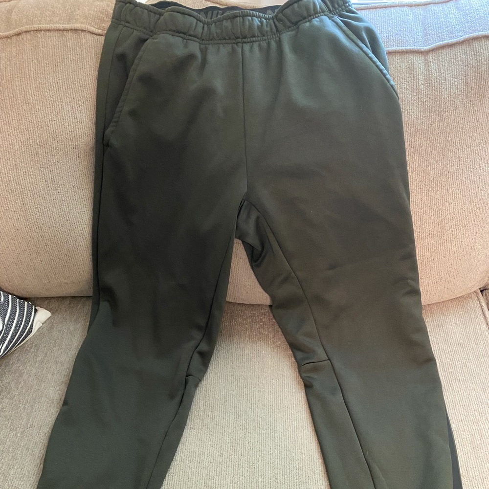 Nike olive green joggers size large